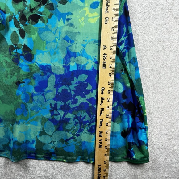 CJ‎ Banks Cardigan Tank Set Plus 1X Slinky Knit Colorful Travel Easy Care Artsy - Picture 8 of 9